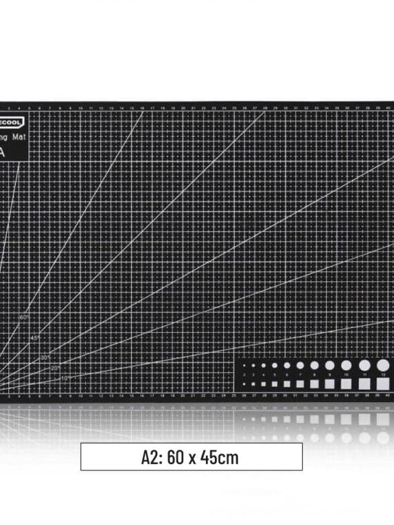 Bảng cắt thủ công tự liền size A2 màu đen
