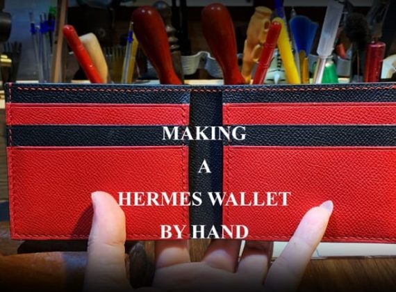 Hướng dẫn làm ví da Hermes đơn giản tại nhà