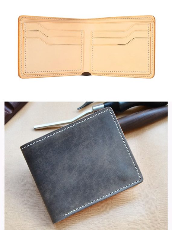 Bản rập chi tiết hướng dẫn làm một chiếc ví da handmade